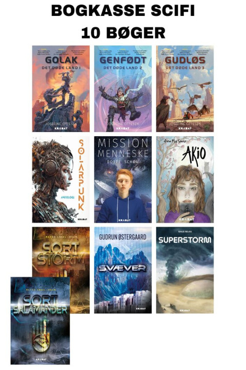 Omslag: Science fiction bogkasse