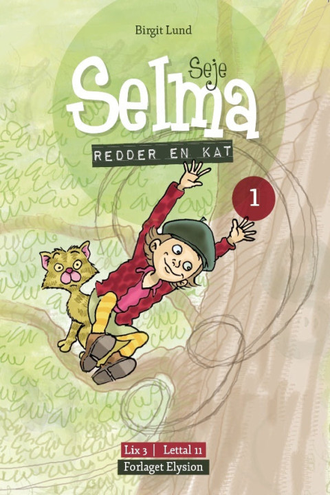Omslag: Seje Selma redder en kat