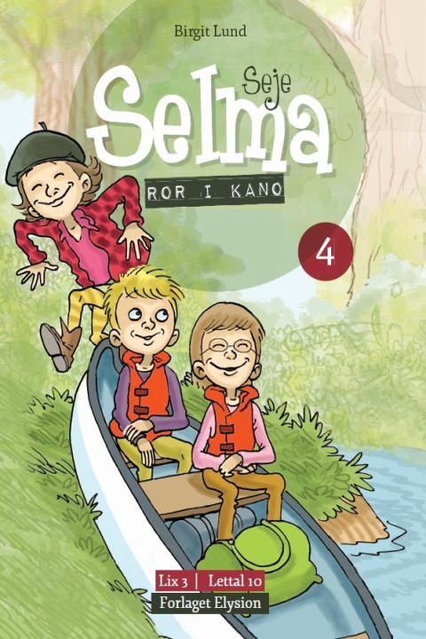 Omslag: Seje Selma ror i kano
