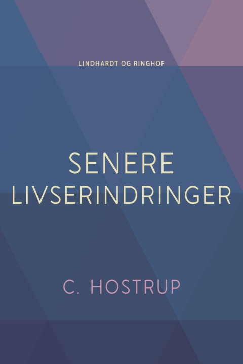Omslag: Senere livserindringer
