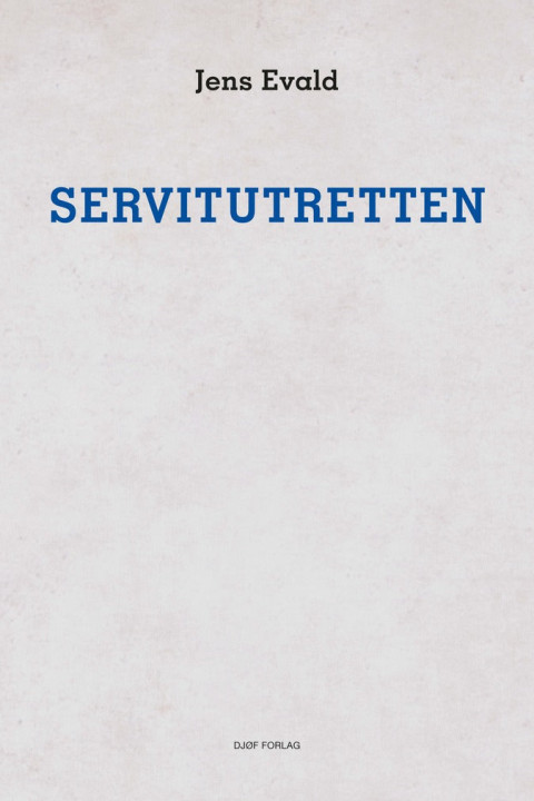 Omslag: Servitutretten