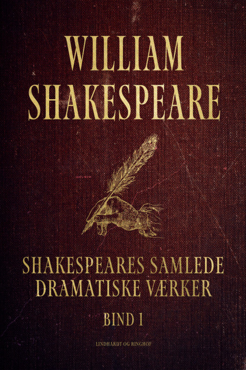 Omslag: Shakespeares samlede dramatiske værker. Bind 1
