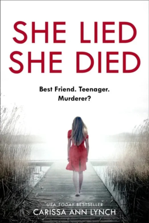 Omslag: She Lied She Died