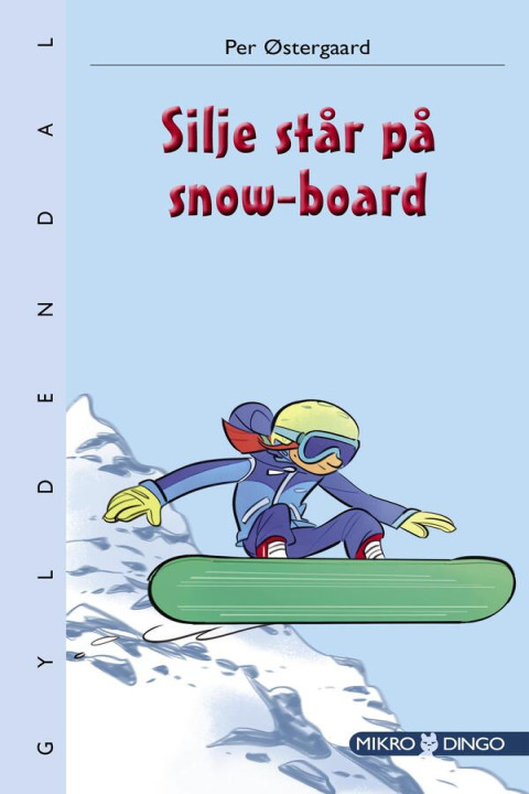 Omslag: Silje står på snow-board