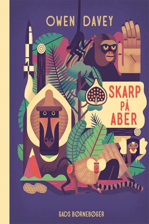 Omslag: Skarp på aber