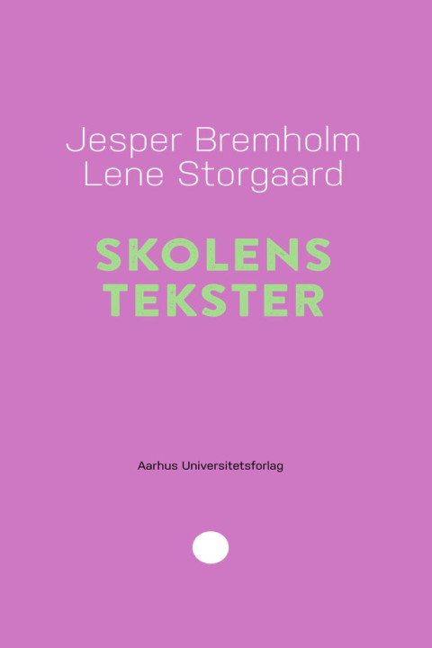 Omslag: Skolens tekster