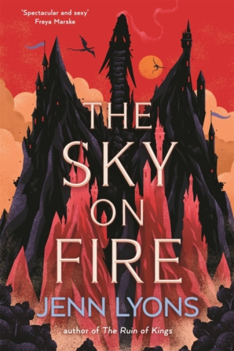 Omslag: SKY ON FIRE.