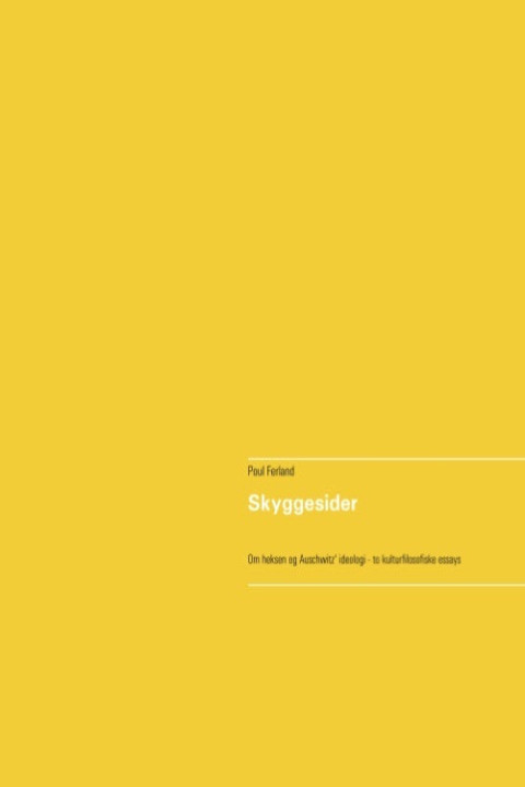 Omslag: Skyggesider
