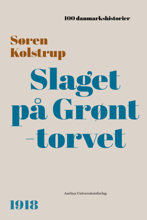 Omslag: Slaget på Grønttorvet - 1918