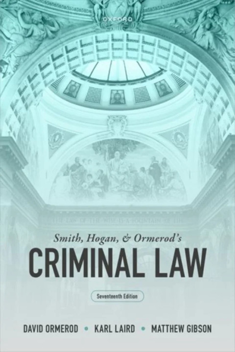 Omslag: Smith, Hogan, and Ormerod s Criminal Law