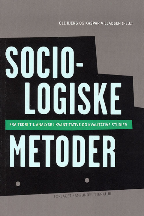 Omslag: Sociologiske metoder