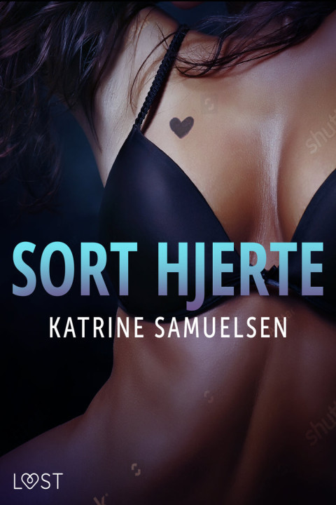 Omslag: Sort hjerte - erotisk novelle