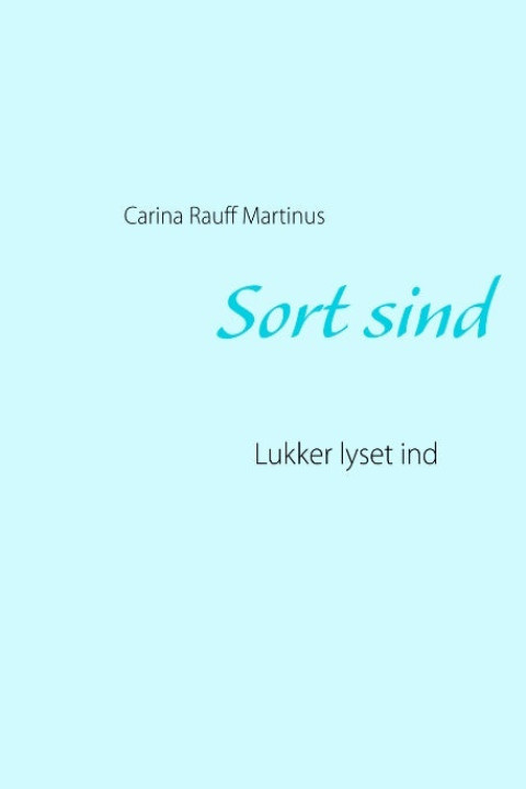 Omslag: Sort sind