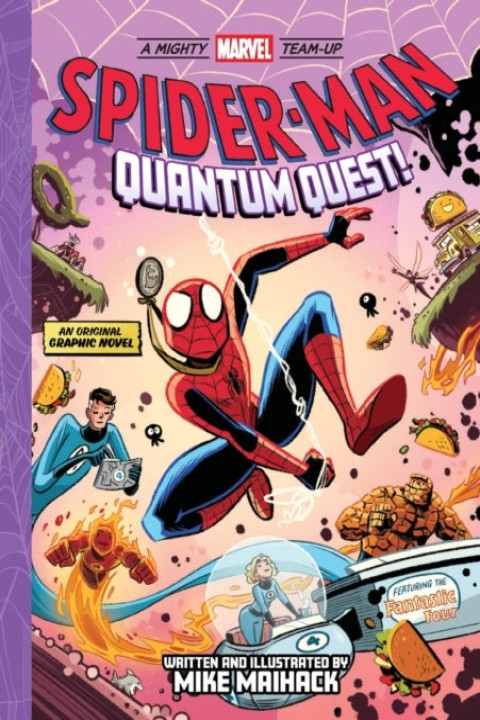 Omslag: Spider-man: Quantum Quest! a Mighty Marvel Team-up an Origin