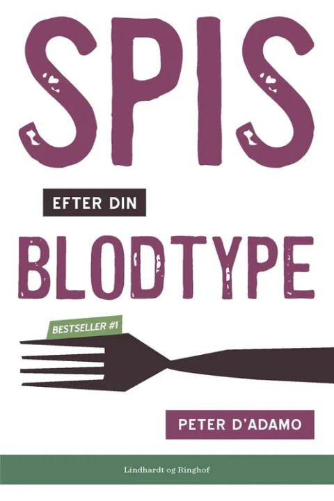 Omslag: Spis efter din blodtype