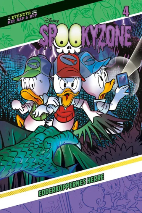 Omslag: Spookyzone 4 - Edderkoppernes herre