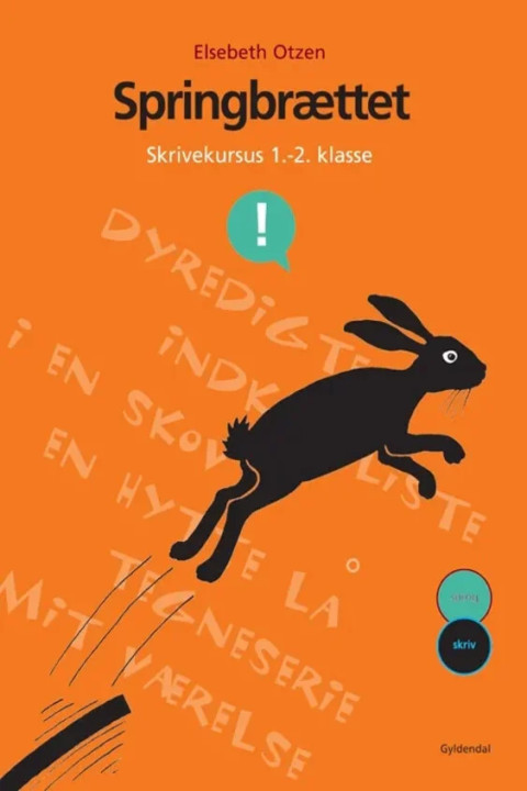 Omslag: Springbrættet - skrivekursus 1.-2.klasse