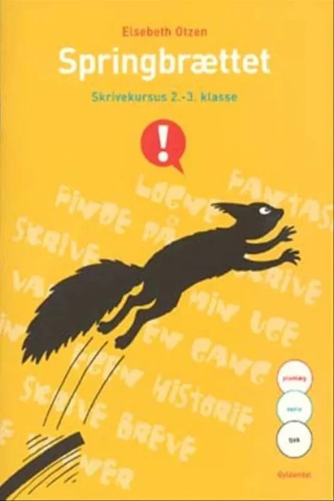 Omslag: Springbrættet - skrivekursus 2.-3.klasse