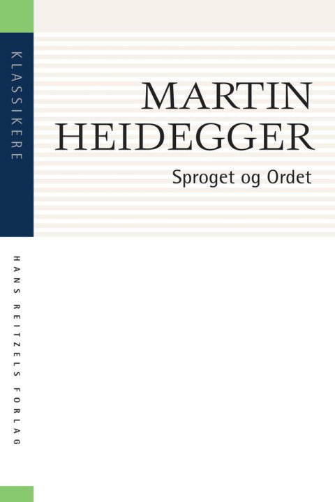 Omslag: Sproget og Ordet
