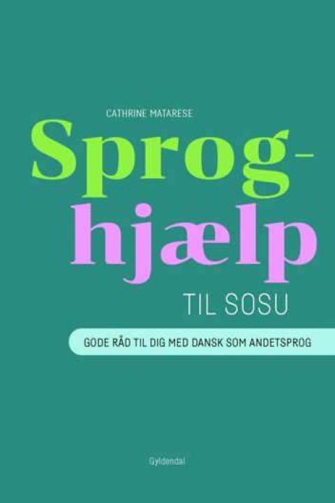 Omslag: Sproghjælp til sosu