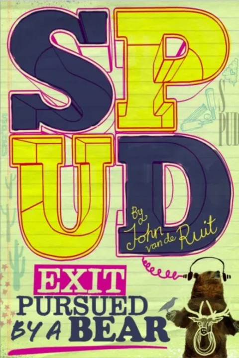 Omslag: Spud: Exit, Pursued by a Bear