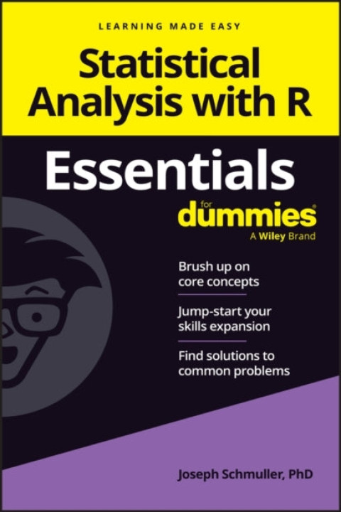 Omslag: Statistical Analysis With R Essentials for Dummies