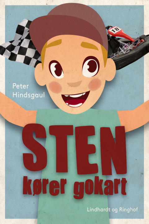 Omslag: Sten kører gokart