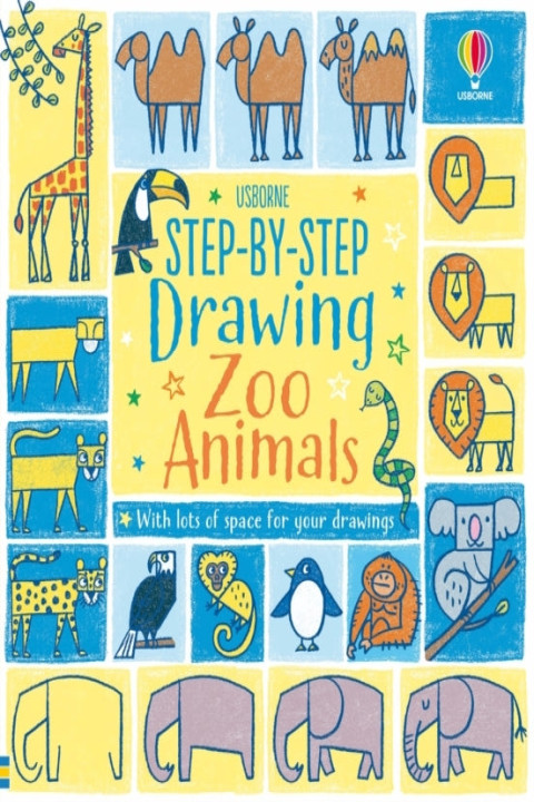 Omslag: Step-By-Step Drawing Zoo Animals