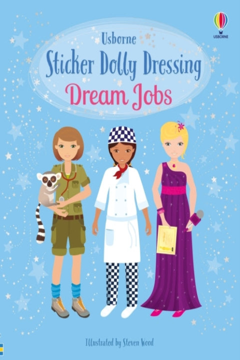 Omslag: Sticker Dolly Dressing Dream Jobs