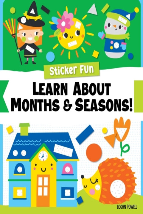 Omslag: Sticker Fun: Learn About Months & Seasons!