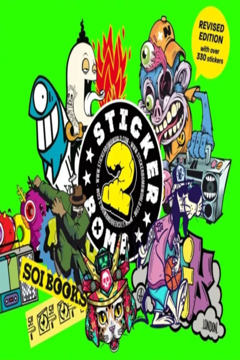 Omslag: Stickerbomb 2 - Fully Revised and Updated New Edition