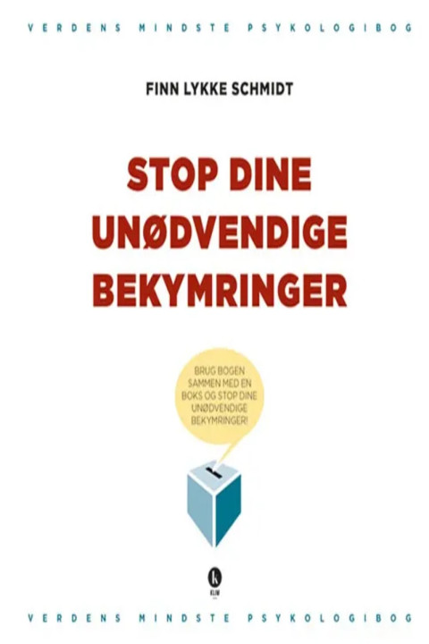 Omslag: Stop dine unødvendige bekymringer