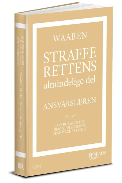 Omslag: Strafferettens almindelige del - Ansvarslæren