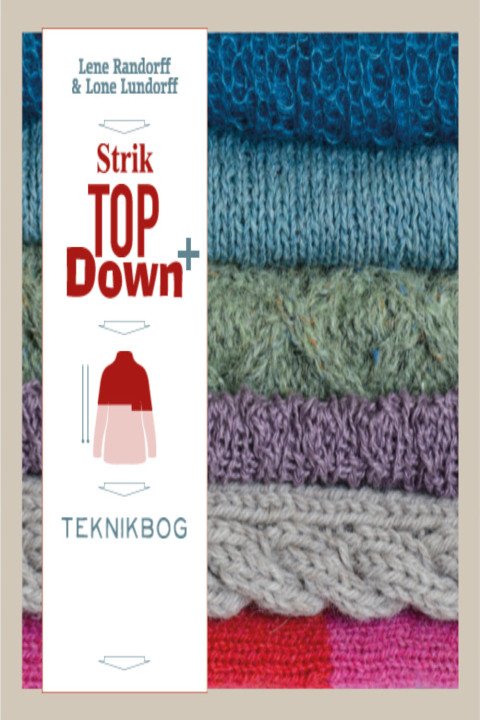 Omslag: Strik Top Down Plus