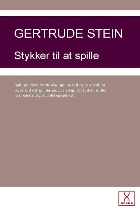 Omslag: Stykker til at spille