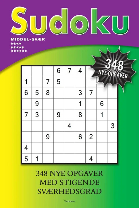 Omslag: Sudoku - Middel-svær *****