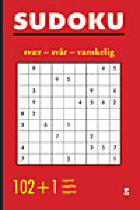 Omslag: Sudoku - Svær