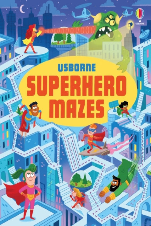 Omslag: Superhero Mazes