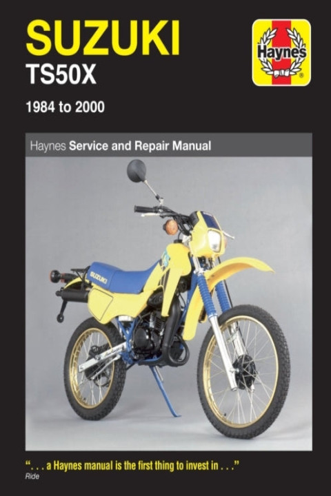 Omslag: Suzuki TS50 X