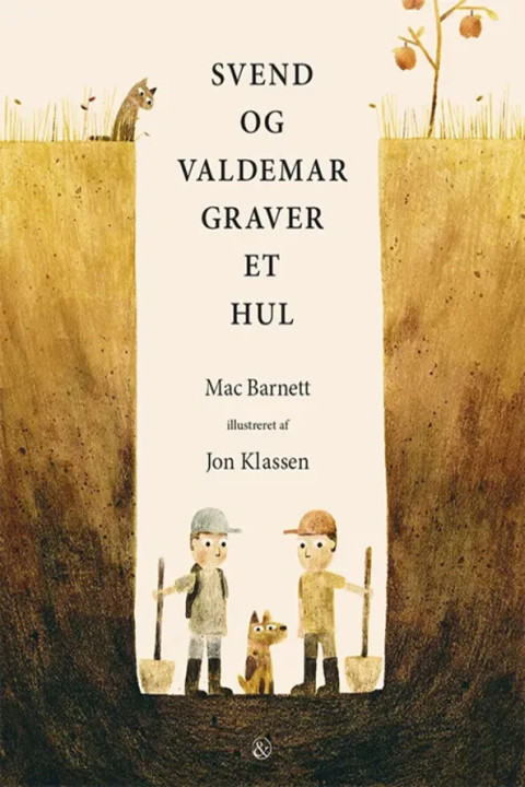 Omslag: Svend og Valdemar graver et hul
