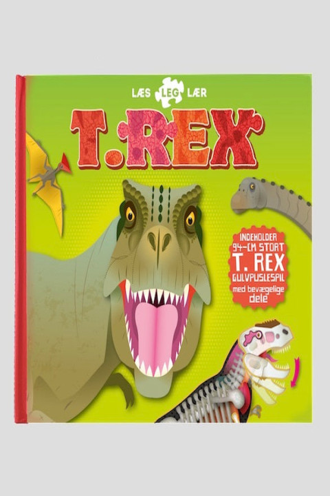 Omslag: T-Rex, læs leg lær