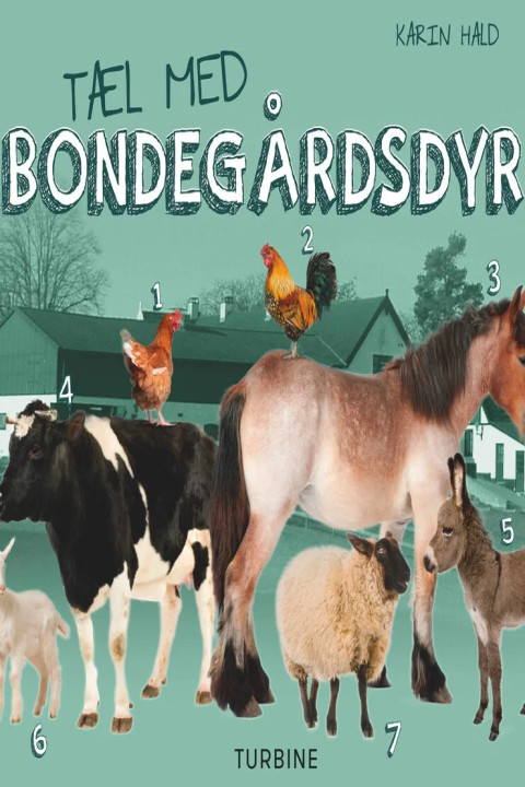 Omslag: Tæl med bondegårdsdyr