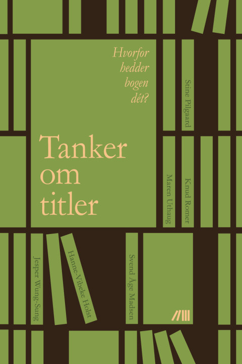 Omslag: Tanker om titler