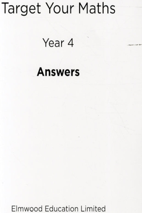 Omslag: Target Your Maths Year 4 Answer Book
