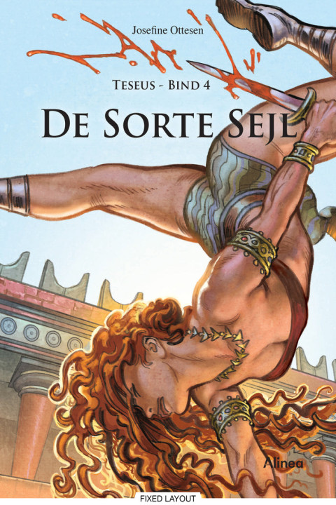 Omslag: Teseus, bind 4. De sorte sejl