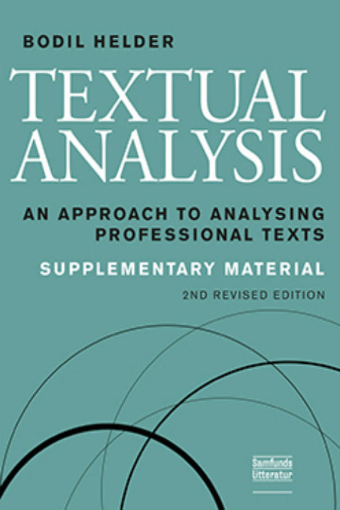 Omslag: Textual Analysis, supplementary material, 2. udgave