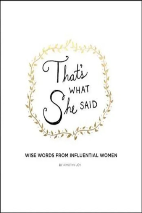 Omslag: That s What She Said