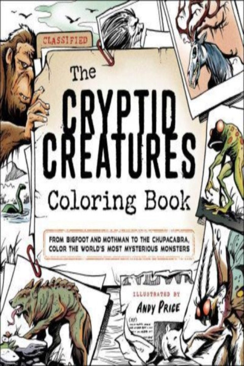 Omslag: The Cryptid Creatures Coloring Book