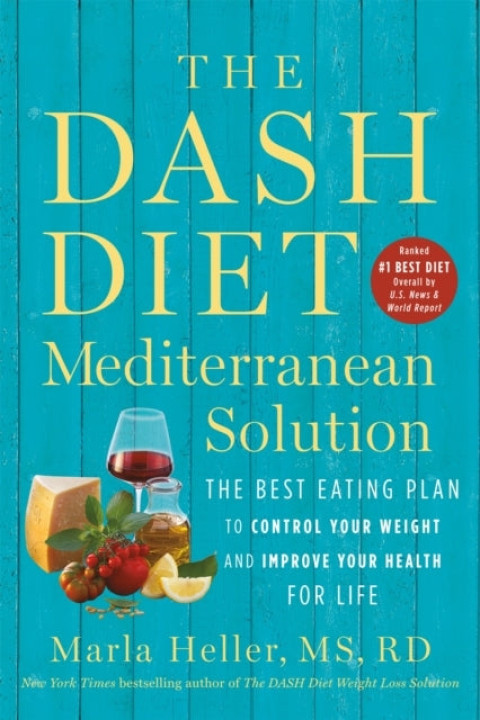Omslag: The Dash Diet Mediterranean Solution
