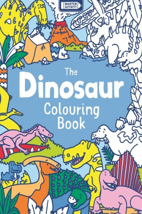 Omslag: The Dinosaur Colouring Book